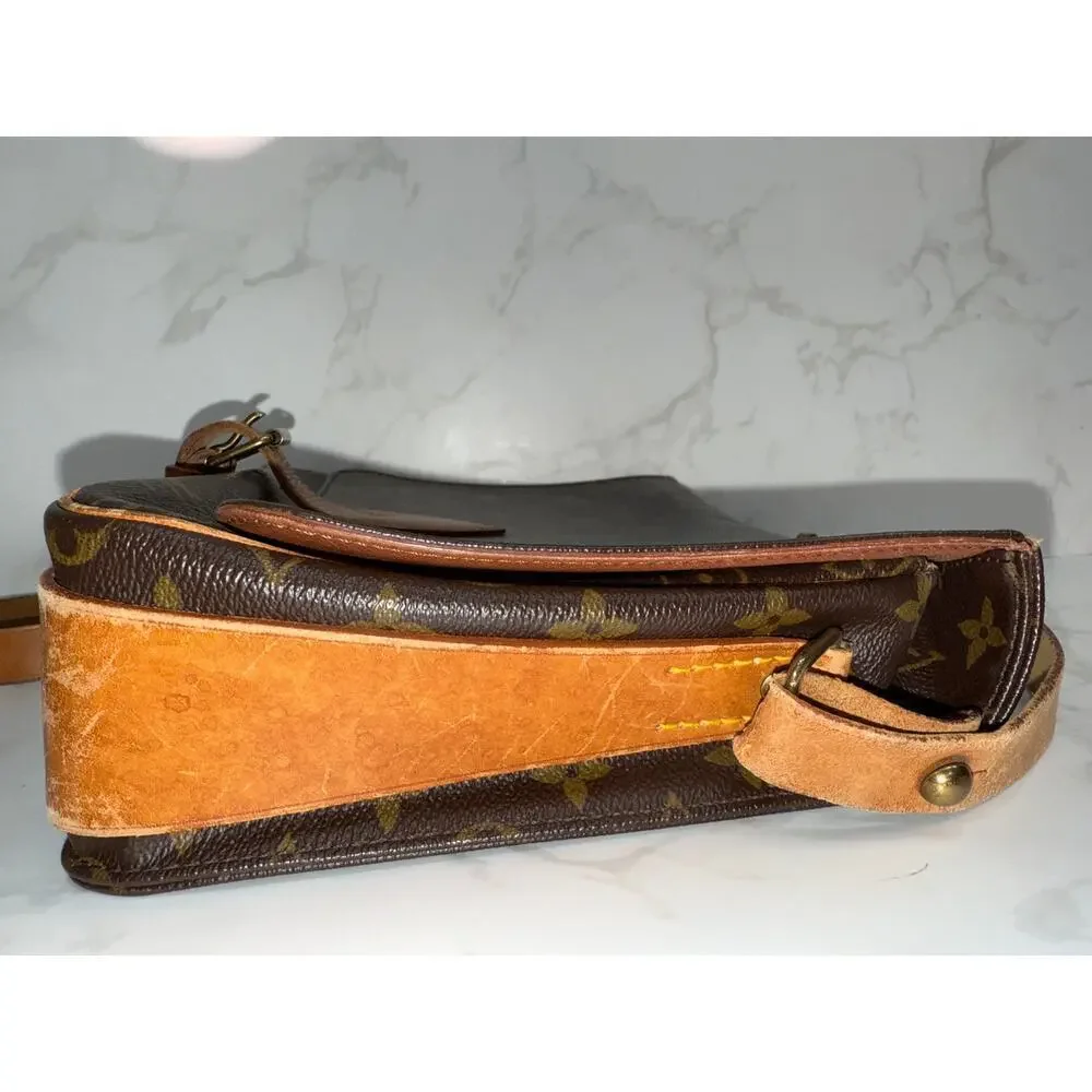 Louis Vuitton Cartouchiere MM Monogram Canvas Crossbody Bag - Picture 13 of 14